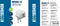 HQ-Power COMPACTE LADER MET 2 USB-AANSLUITINGEN 5 V - 3.4 A max. ( 2.4 + 1 A ) - 17 W max.