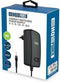 HQ-Power COMPACTE SCHAKELENDE VOEDING MET INSTELBARE UITGANG - 100-240 V - 3 tot 12 VDC - 2.5 A + 6 pluggen
