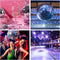 HQ-Power Disco spiegelbol Ø 50 cm, spectaculaire lichteffecten voor feestjes, veilig ophangsysteem en facetglas, dansvloer accessoire voor disco en meer