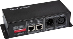 HQ-Power DMX-CONTROLLER VOOR LEDSTRIPS - 4 KANALEN