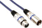 HQ-Power DMX-kabel, 1 x XLR mannelijk, 1 x XLR vrouwelijk, 5 m, perfect voor signaaloverdracht