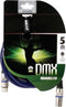 HQ-Power DMX-kabel, 1 x XLR mannelijk, 1 x XLR vrouwelijk, 5 m, perfect voor signaaloverdracht