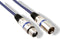HQ-Power DMX-kabel, 1 x XLR mannelijk, 1 x XLR vrouwelijk, 5 m, perfect voor signaaloverdracht