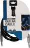 HQ-Power Gitaarkabel, 2 x jack 6.35 mm, mannelijk, 5 m, perfect voor geluidsoverdracht