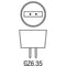 HQ-Power Halogeenlamp 75W / 240V, Gx5.3 - 6 stuks