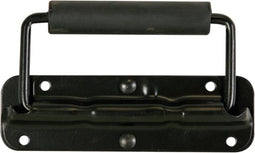 HQ-Power Handvat, voor luidsprekerkast, 140 x 40 mm, met veer, metaal, zwart