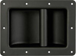 HQ-Power Handvat voor luidsprekerkast, heavy-duty, rechthoekig, kunststof, 220 x 160 mm, zwart