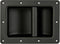 HQ-Power Handvat voor luidsprekerkast, heavy-duty, rechthoekig, kunststof, 220 x 160 mm, zwart