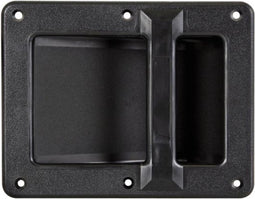 HQ-Power Handvat voor luidsprekerkast, heavy-duty, rechthoekig, kunststof, 210 x 160 mm, zwart