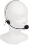 HQ-Power Headset met microfoon, met kabel, 3.5 mm jackaansluiting, zwart