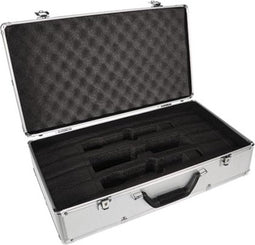 Hq-power Koffer Microfoon 50 X 27 Cm Aluminium Zwart/zilver