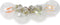 HQ-Power Led-gloeilamp, helder glas, E27, 4 stuks, verschillende kleuren