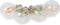 HQ-Power Led-gloeilamp, helder glas, E27, 4 stuks, verschillende kleuren