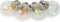 HQ-Power Led-gloeilamp, helder glas, G45, 4 stuks, verschillende kleuren