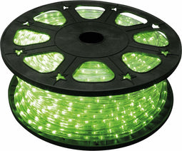 HQ-Power Led-lichtslang, lichtketting, lichtsnoer, verlichting voor kerstmis, tuin, feest, bruiloft, ledstrip, decoratie voor binnen en buiten, 36 leds/meter, groen, 45 m