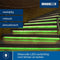 HQ-Power Led-lichtslang, lichtketting, lichtsnoer, verlichting voor kerstmis, tuin, feest, bruiloft, ledstrip, decoratie voor binnen en buiten, 36 leds/meter, groen, 45 m