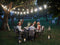 HQ-Power Lichtsnoer, zonder lampen, voor binnen en buiten, 20 x E27, 10 m