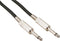HQ-Power Luidsprekerkabel, 2 x jack 6.35 mm, mono, 3 m, kabelbescherming, perfect voor geluidsoverdracht