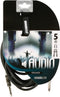 HQ-Power Luidsprekerkabel, 2 x jack 6.35mm mannelijk, mono, 5 m, kabelbescherming, perfect voor geluidsoverdracht