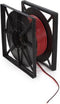 HQ-Power Luidsprekerkabel, CCA, 2 x 1.50 mm², 100 m, rood/zwart, perfect voor geluidsoverdracht