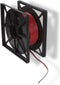 HQ-Power Luidsprekerkabel, OFC, 2 x 2.50 mm², 100 m, rood/zwart, perfect voor geluidsoverdracht