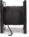 HQ-Power Luidsprekerkabel, OFC, 2 x 2.50 mm², 100 m, zwart, soepele rubberen mantel, perfect voor geluidsoverdracht