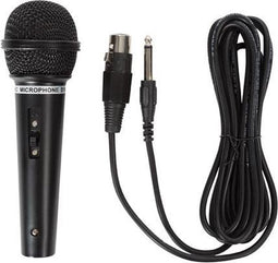HQ-Power Microfoon, dynamisch, omnidirectioneel, zwart