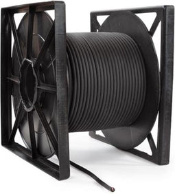 HQ-Power Microfoonkabel, OFC, stereo, dubbele afscherming, zwart, 100 m