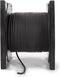 HQ-Power Microfoonkabel, OFC, stereo, dubbele afscherming, zwart, 100 m