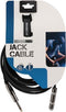 HQ-Power Patchkabel, 1 x jack 6.35 mm mannelijk, 1 x jack 6.35 mm vrouwelijk, mono, 5 m, perfect voor geluidsoverdracht
