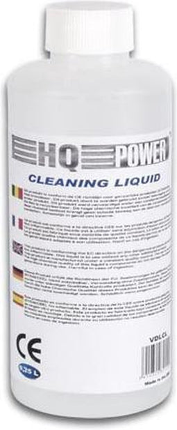 HQ-Power Reinigingsvloeistof voor rookmachines, veilig, internationaal goedgekeurd, conform normen, 0.25 L