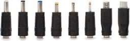 HQ-Power SET MET 8 UNIVERSELE DC PLUGGEN voor MANNELIJKE PLUG 2.1 x 5.5 mm