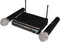HQ-Power UHF-microfoon, draadloos, 2 kanalen, 2 microfoons, 863.05 MHz + 854.00 MHz