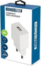 HQ-Power USB-lader, met 1 USB-poort, 5 V 1 A 5 W, ideaal voor mobiele telefoons, smartphones, tablets, GPS en meer, beveiliging tegen kortsluiting, perfect voor zowel dagelijks gebruik als voor op reis, wit