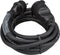 HQ-Power Verlengkabel, met krimpkous, H05RR-F 3G2.5, 5 m, 16 A/230 V, 3680 W, type E/F, IP44, rubber, zwart