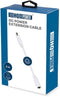 HQ-Power verlengsnoer met DC-voedingsconnector (mannelijk-vrouwelijk) - 2 m - wit
