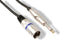 HQ-Power XLR-jack kabel, 1 x XLR mannelijk, 1 x jack 6.35 mm mannelijk, mono, 3 m, perfect voor geluidsoverdracht