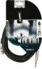 HQ-Power XLR-jack kabel, 1 x XLR vrouwelijk, 1 x jack 6.35 mm mannelijk, mono, 6 m, perfect voor geluidsoverdracht