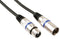 HQ-Power XLR kabel, 1 x XLR mannelijk, 1 x XLR vrouwelijk, 1 m, perfect voor geluidsoverdracht