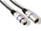 HQ-Power XLR kabel, 1 x XLR mannelijk, 1 x XLR vrouwelijk, 1 m, perfect voor geluidsoverdracht