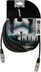 HQ-Power XLR kabel, 1 x XLR mannelijk, 1 x XLR vrouwelijk, 10 m, perfect voor geluidsoverdracht