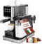 ProfiCook PC-ES-KA 1266 - Espressomachine - 2-in-1 functie voor gemalen koffie en Nespresso-capsules - Roestvrij staal