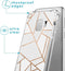 iMoshion Hoesje Geschikt voor Samsung Galaxy S9 Hoesje Met Koord - iMoshion Design Hoesje met Koord - Wit / Meerkleurig / Goud / White Graphic