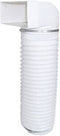 Wallair N15896 Vlakkanaal ventilatiesysteem 150 Afbuigstuk met slang