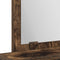 vidaXL - Kaptafel - met - Laden - - - Gerookt - Eiken, - 50x41x140 - cm