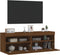 vidaXL - Tv-wandmeubels - met - LED-verlichting - 2 - st - 60x30x40 - cm - bruineiken