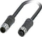 Phoenix Contact 1454189 Sensor/actuator connector, geassembleerd M12 Aantal polen: 4 Stekker, recht, Bus, recht 2.00 m 1 stuk(s)