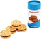 Mamamemo Pak Chocoladekoekjes Hout 9 Cm Bruin/blauw