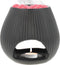 Scentchips® Oval Low - Waxbrander - Geurbrander - Amberblokjes Brander - Oliebrander - Wax Melts Brander - Aromabrander - Ook Geschikt Voor Essentiële Oliën - Geurolie - Waxmelts - Zwart