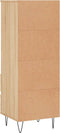 vidaXL - Hoge - kast - 40x36x110 - cm - bewerkt - hout - sonoma - eiken